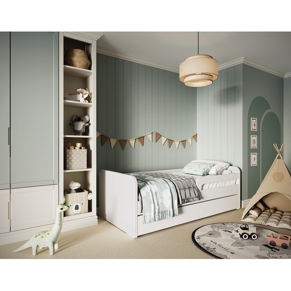 Бяло детско легло с включена подматрачна рамка 80x200 cm Duuli – ELTAP-image-3