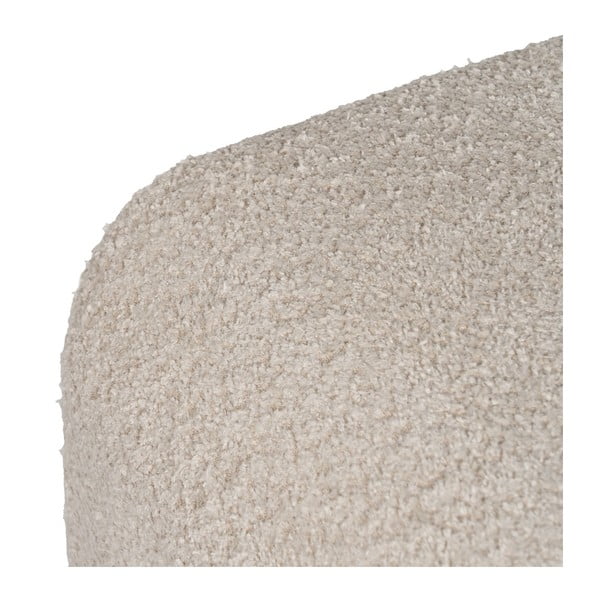 Бежова табуретка от плат букле Suave – Ixia-image-3