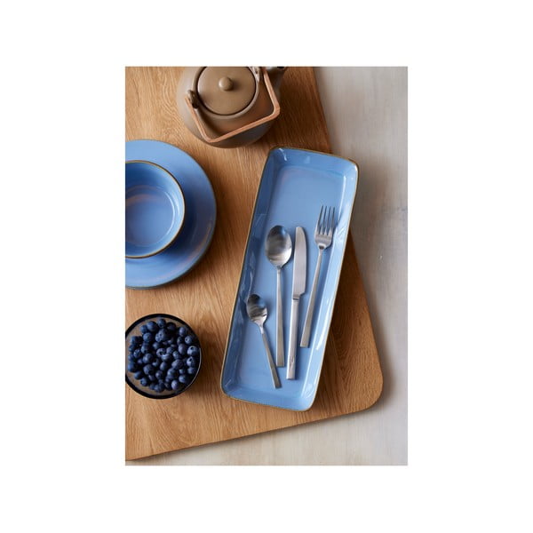 Стоманен прибори за хранене 16 бр. в матово сребрист цвят – Bitz-image-4