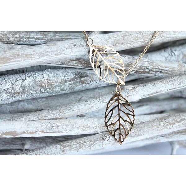 Náhrdelník Golden Leaf-image-1