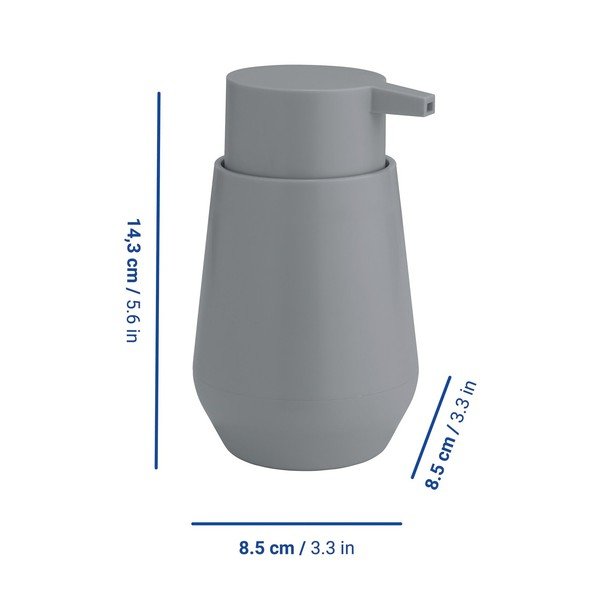 Сив пластмасов диспенсер за сапун 360 ml Vara – Allstar-image-1