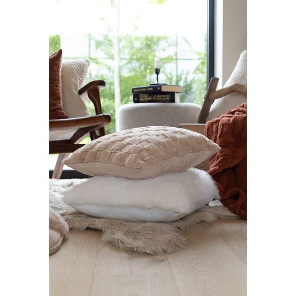 Декоративна възглавница от микроплюш 45x45 cm Rava – Tiseco Home Studio-image-2