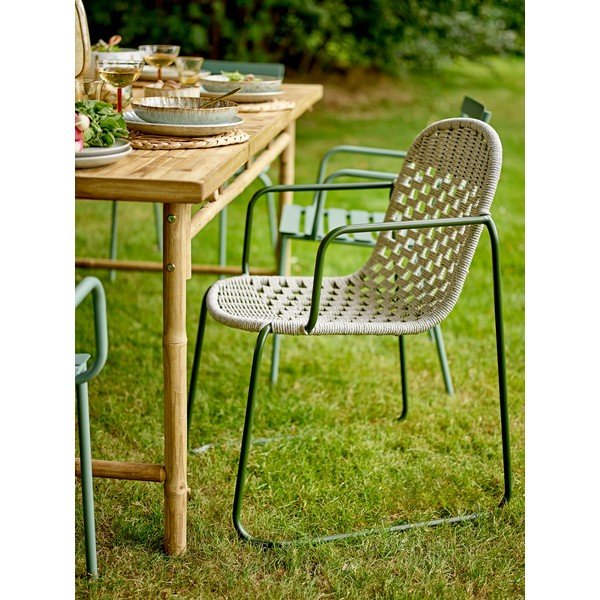 Сив градински стол метален Calana – Bloomingville-image-4