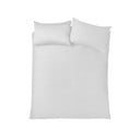Бяло двойно удължено спално бельо от памучен сатен 230x220 cm Cotton Sateen – Bianca