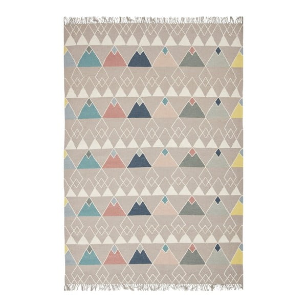 Ručně tkaný vlněný koberec Linie Design Ivalo, 160 x 230 cm