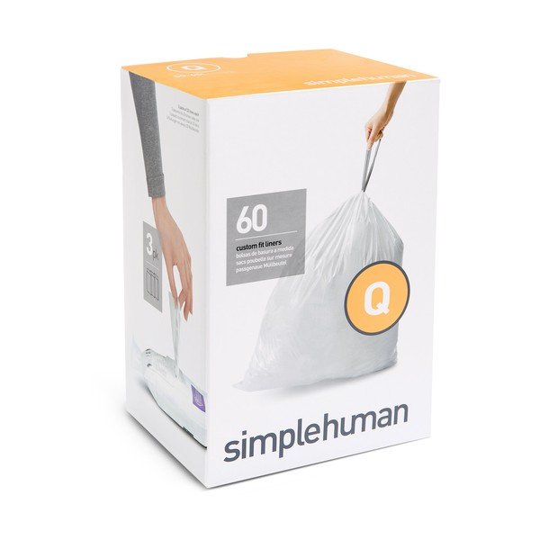 Изтеглящи се торби за боклук 60 бр. 65 l Q – simplehuman