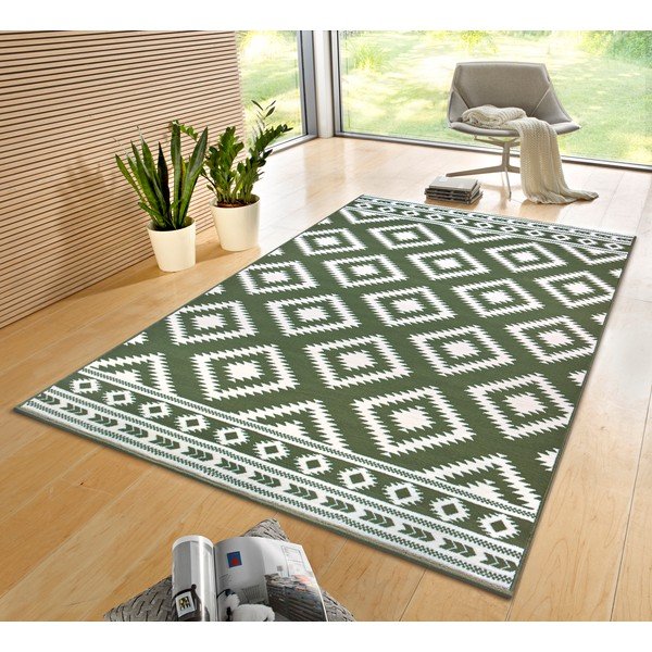 Зелен килим 230x160 cm Ethno - Hanse Home-image-1