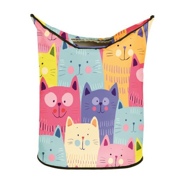 Кошница за съхранение Cats in Colours, 60 л - Butter Kings-image-1