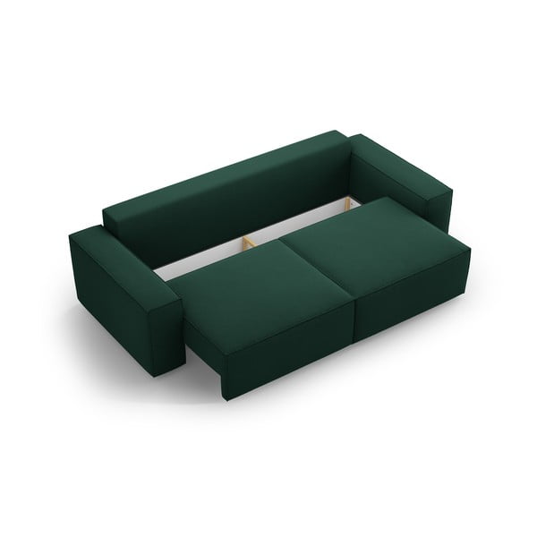 Зелен разтегателен диван 247 cm Jodie – Micadoni Home-image-3