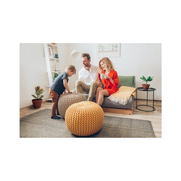 Сив и кафяв диван Jagger pouf - Bonami Essentials-image-2