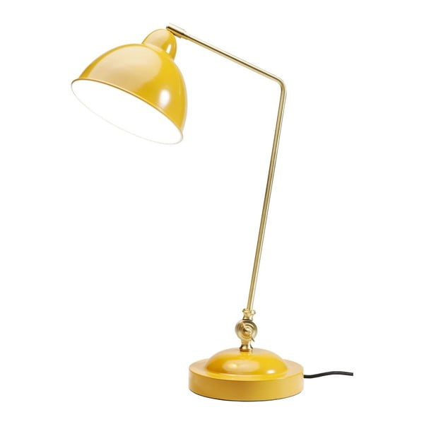 Žlutá stolní lampa Kare Design Study