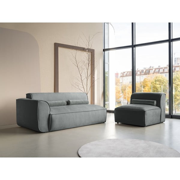 Зелен модулна лежанка (ляв ъгъл) Flex Felix – Miuform-image-4