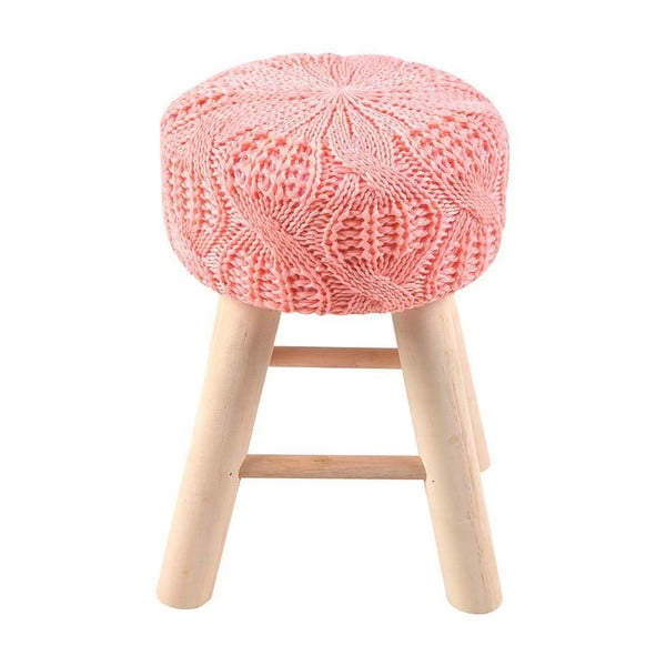 Taburetka Knitted Pink