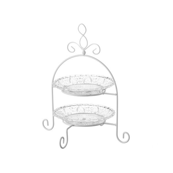 2patrový stojan na dezerty Unimasa, výška 29 cm