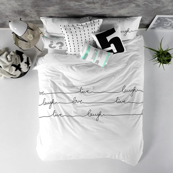 Памучна завивка Live, 140 x 200 cm Nordica - Blanc-image-2