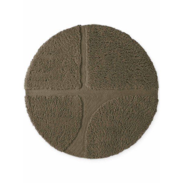Ръчно изработен кръгъл килим в цвят каки ø 160 cm Lambeth Jasper – Ted Baker
