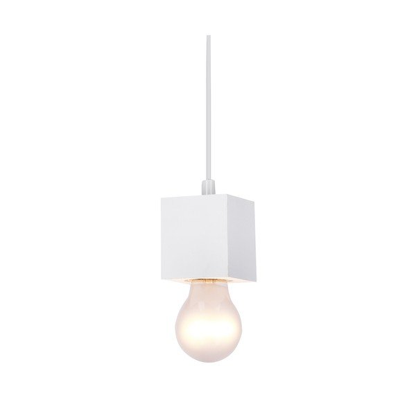Бяло висящо осветително тяло Cubick – Candellux Lighting-image-1