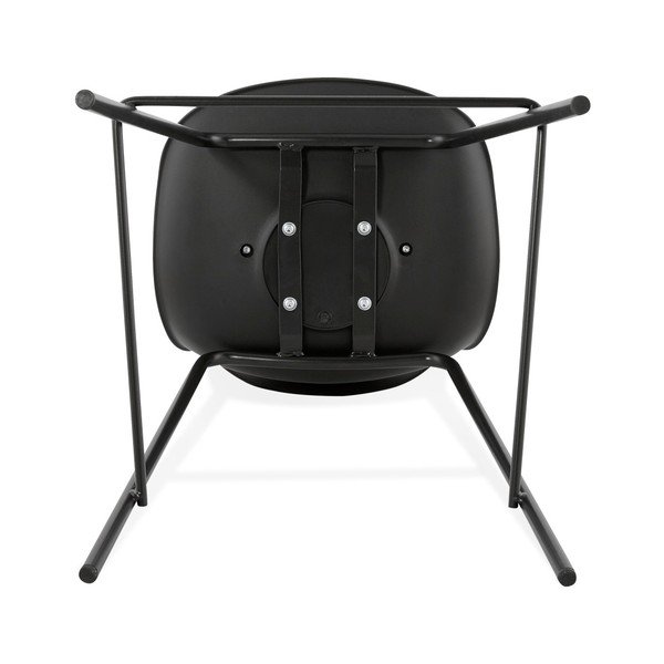 Черен мини бар стол Escal - Kokoon-image-1