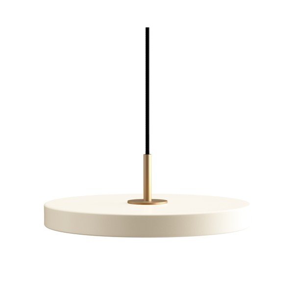 Бяло LED висящо осветително тяло с метален абажур ø 31 cm Asteria Mini - UMAGE