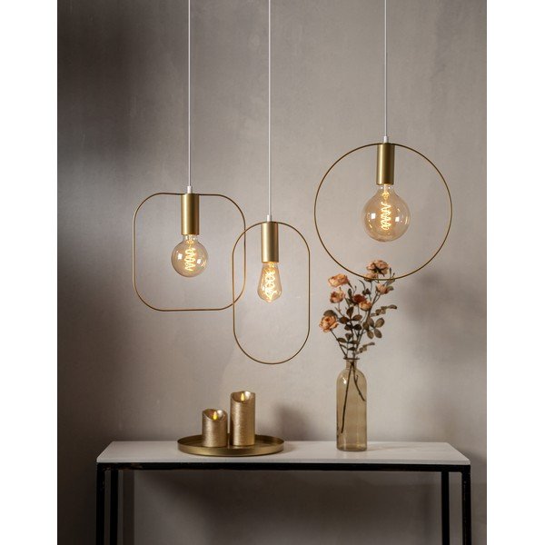 Висящо осветително тяло  в златист цвят Shape – Star Trading-image-4