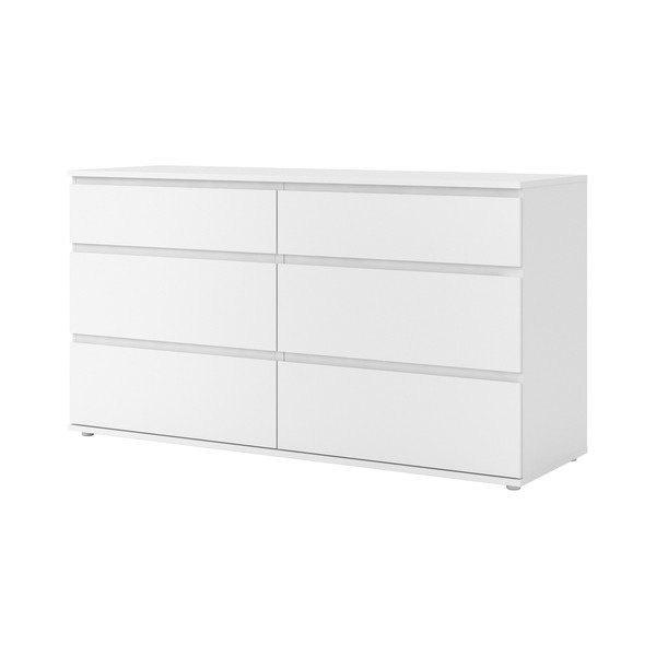 Бял нисък скрин 153x84 cm Nova – Tvilum-image-3