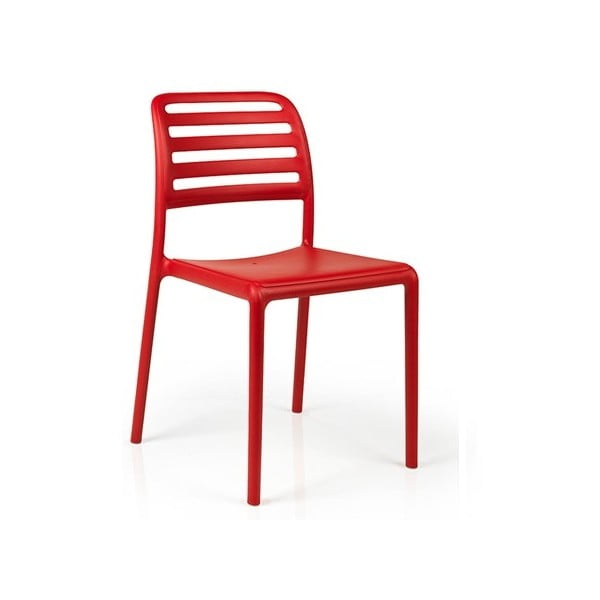 Červená zahradní židle Nardi Garden Costa Bistrot