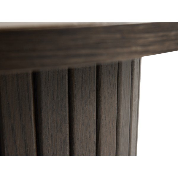 Кръгла странична масичка с керамичен плот ø 50 cm Enna – Unique Furniture-image-3