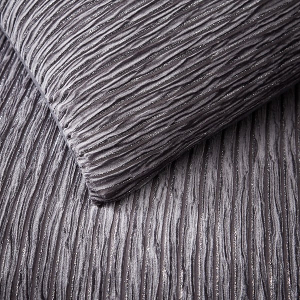 Сиво двойно  спално бельо 200x200 cm Allure Sparkle – Catherine Lansfield-image-1