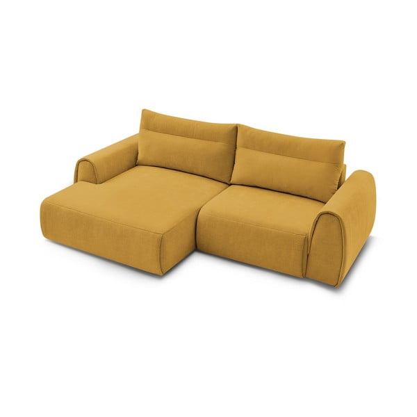 Ъглов диван в цвят жълта охра Aden – Bobochic Paris-image-3