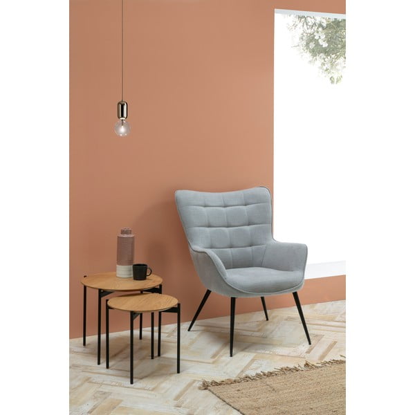 Комплект от 2 масички за съхранение с дървен декор Piera - Marckeric-image-4