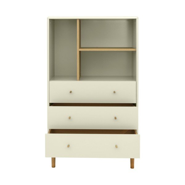 Бежов шкаф за книги 80x134 cm Color Living - Tom Tailor-image-2