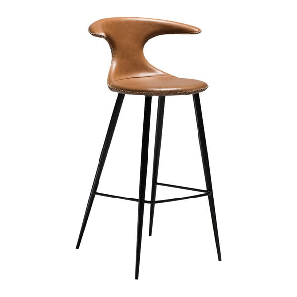 Коняк кафяв бар стол от изкуствена кожа DAN-FORM Дания , височина 100 cm Flair - DAN-FORM Denmark
