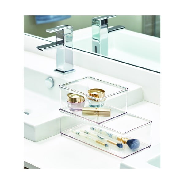Прозрачна кутия за съхранение iDesign The Home Edit, 11,9 x 16 cm - iDesign/The Home Edit-image-4
