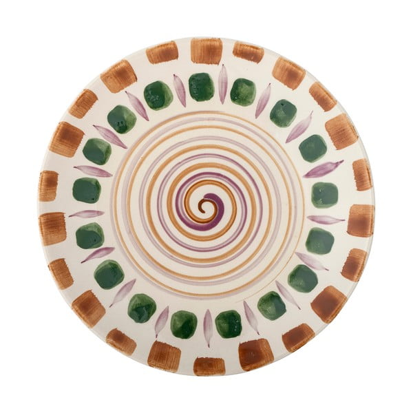 Зелено-кафява керамична чиния ø 27 cm Shama - Bloomingville