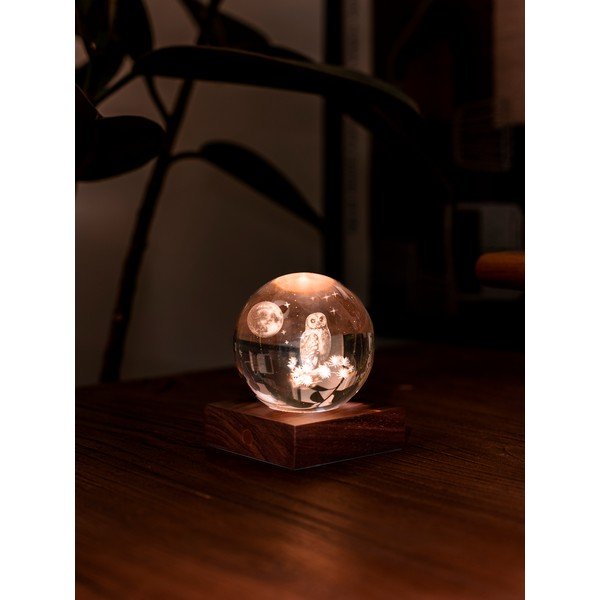 Преносима светлинна декорация с USB ø 8 cm Amber – Gingko-image-3