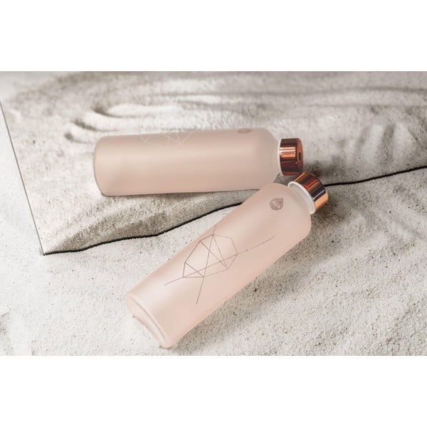 Жълта стъклена бутилка за пътуване 0,75 л Mismatch - Equa-image-3