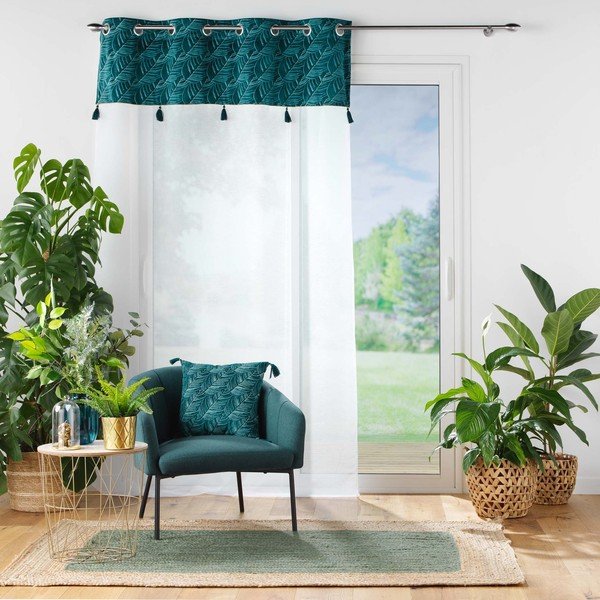 Кадифена декоративна възглавница 40x40 cm Palmina – douceur d'intérieur-image-1