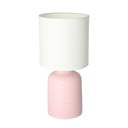 Розова настолна лампа с текстилен абажур (височина 32 cm) Iner - Candellux Lighting