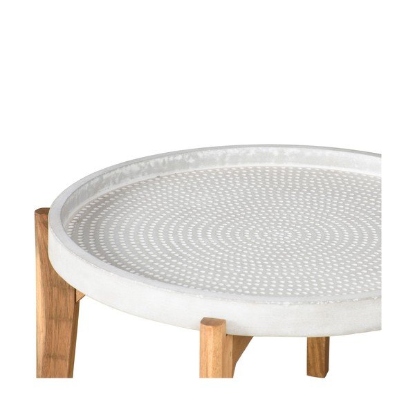 Градинска маса със сив бетонен плот Bari, ø 70 cm - Bonami Selection-image-2