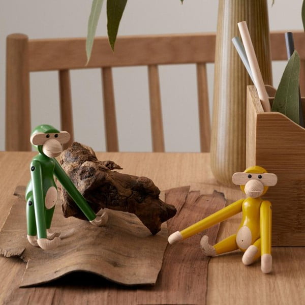 Статуя от масивно дърво (височина 9,5 cm) Monkey Mini – Kay Bojesen Denmark-image-2