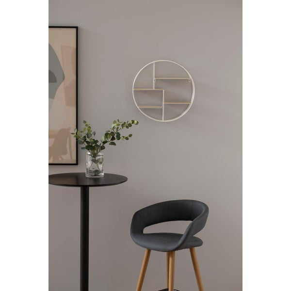 Бял етажерка от масивна дървесина Pavlovnia Darkenberg - Actona-image-1