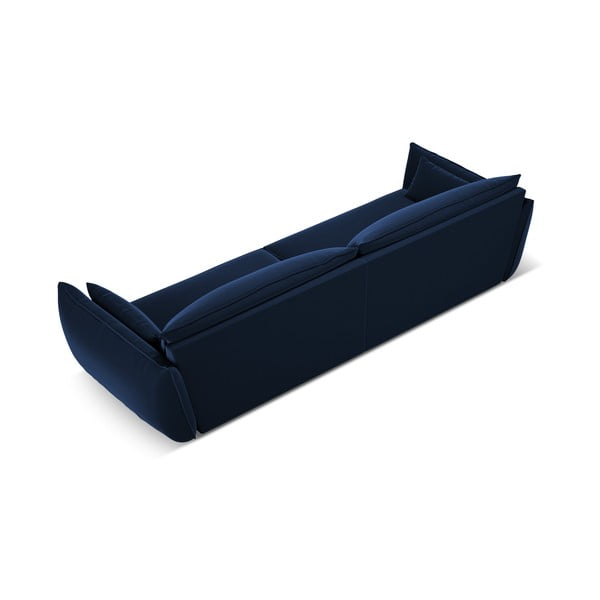 Тъмносин кадифен диван 248 cm Vanda – Mazzini Sofas-image-3