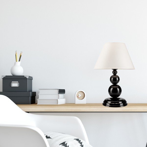 Черна настолна лампа - LAMKUR-image-1