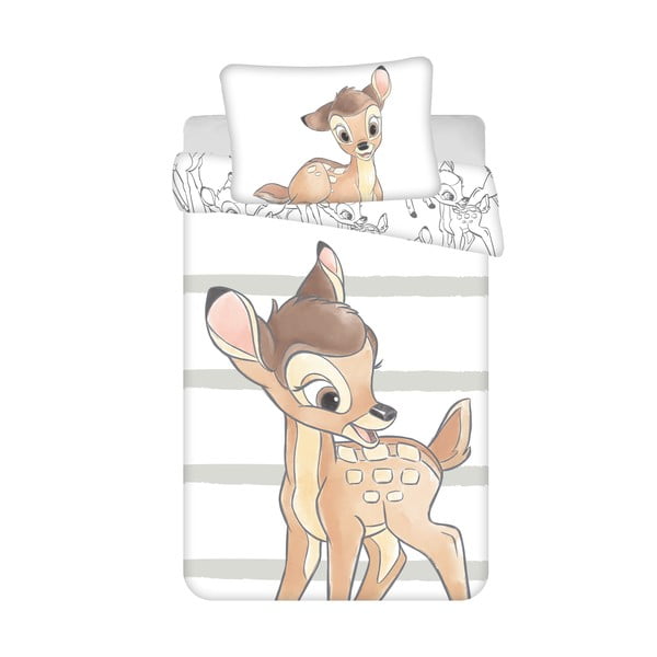 Памучно спално бельо за детско легло 100x135 cm Bambi - Jerry Fabrics