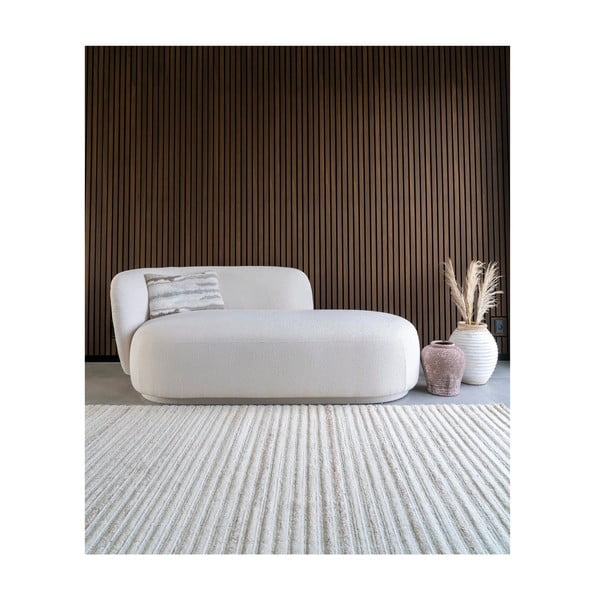 Кремав ръчно изработен вълнен килим 60x90 cm Mango – House Nordic-image-1