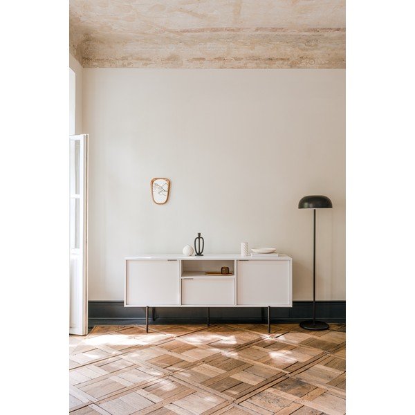 Сиво-бежова маса за телевизор 180x79x50 cm Bau – noo.ma-image-1