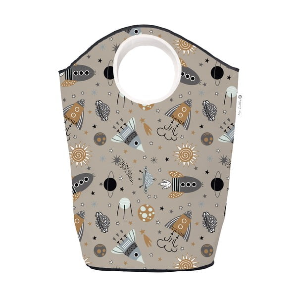 Бежова детска кошница за съхранение от плат Cosmos - Butter Kings