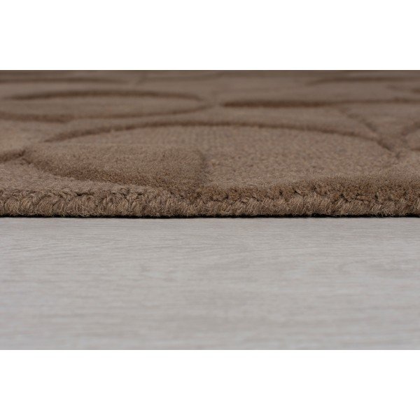 Кафяв вълнен килим Gigi, 120 x 170 cm - Flair Rugs-image-3