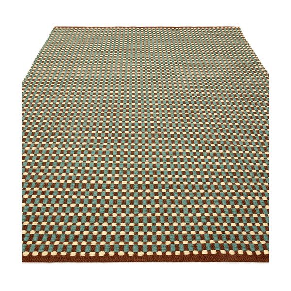 Тюркоазен ръчно изработен килим със смес от вълна 200x290 cm Ember – MADE-image-4