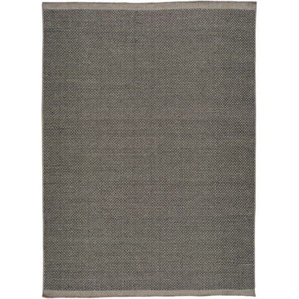 Сив вълнен килим Kiran Liso, 140 x 200 cm - Universal